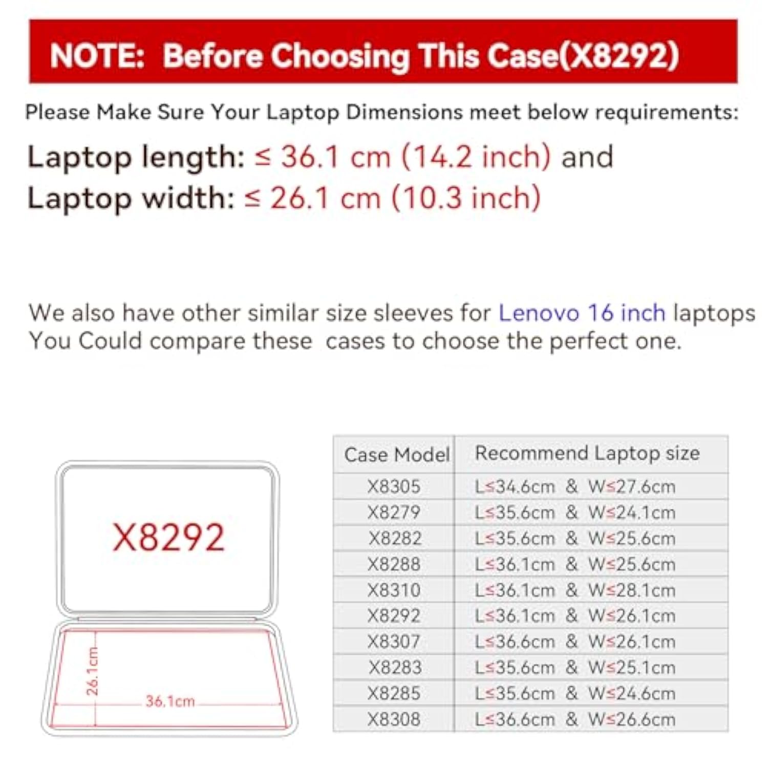 Smatree Hard EVA Protective Sleeve Compatible for 16 inch Lenovo Legion 7i Gen 10/9,for Legion Slim 7i/5i/5 Gen 9/8,Legion5 Pro Gen7,for 15.6 inch LOQ Series Laptop(Not Fit LegionPro 7i Gen10) (X8292)