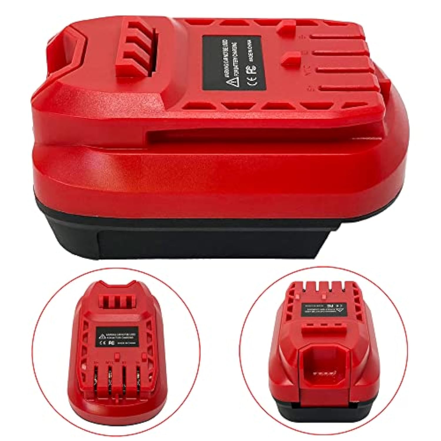 Battery Adapter to Use Dewalt 20V or Milwaukee 18V with Craftsman V20 Tools