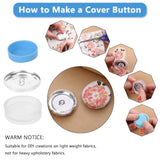 Cover Button Kit, Fabric Covered Button Kit, Flat Back Button Covers K