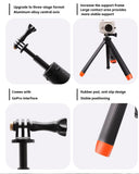 Floating Selfie Stick Tripod Suitable for GoPro Hero13 12 11 10 9 8 7 6 5 4 3, Mini Max Fusion Session,AKASO, SJCAM,Waterproof Extension Pole,
