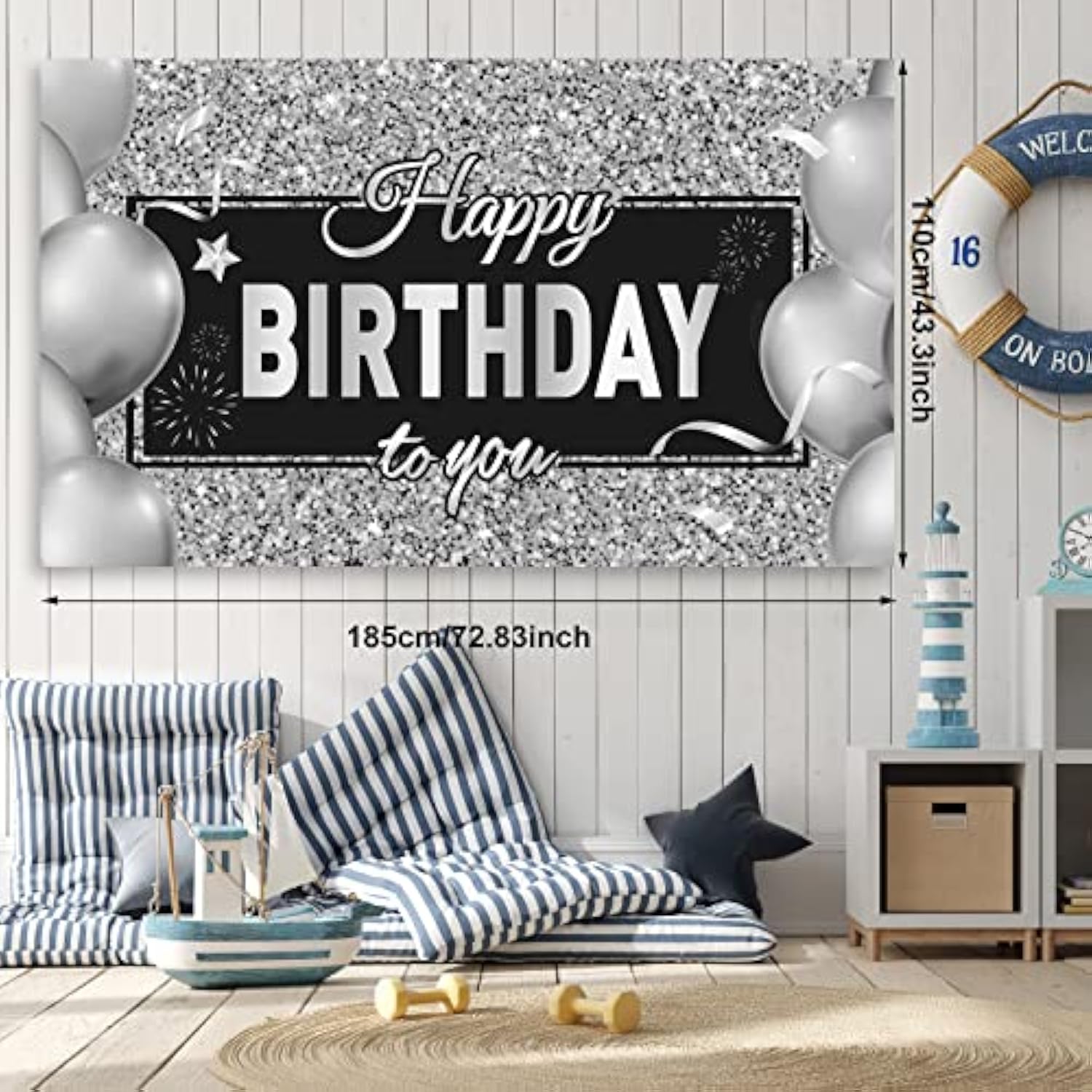 Black And Silver Birthday Party Decorations Black Silver Balloons Arch