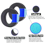 Earpads Cooling Gel Cushions Replacement For Sony Playstation 5 Pulse Ps5 3D Wireless Headset, Ear Pads Cushions With Noise Isolation Foam -Memory Foam Ps5 Cg Black