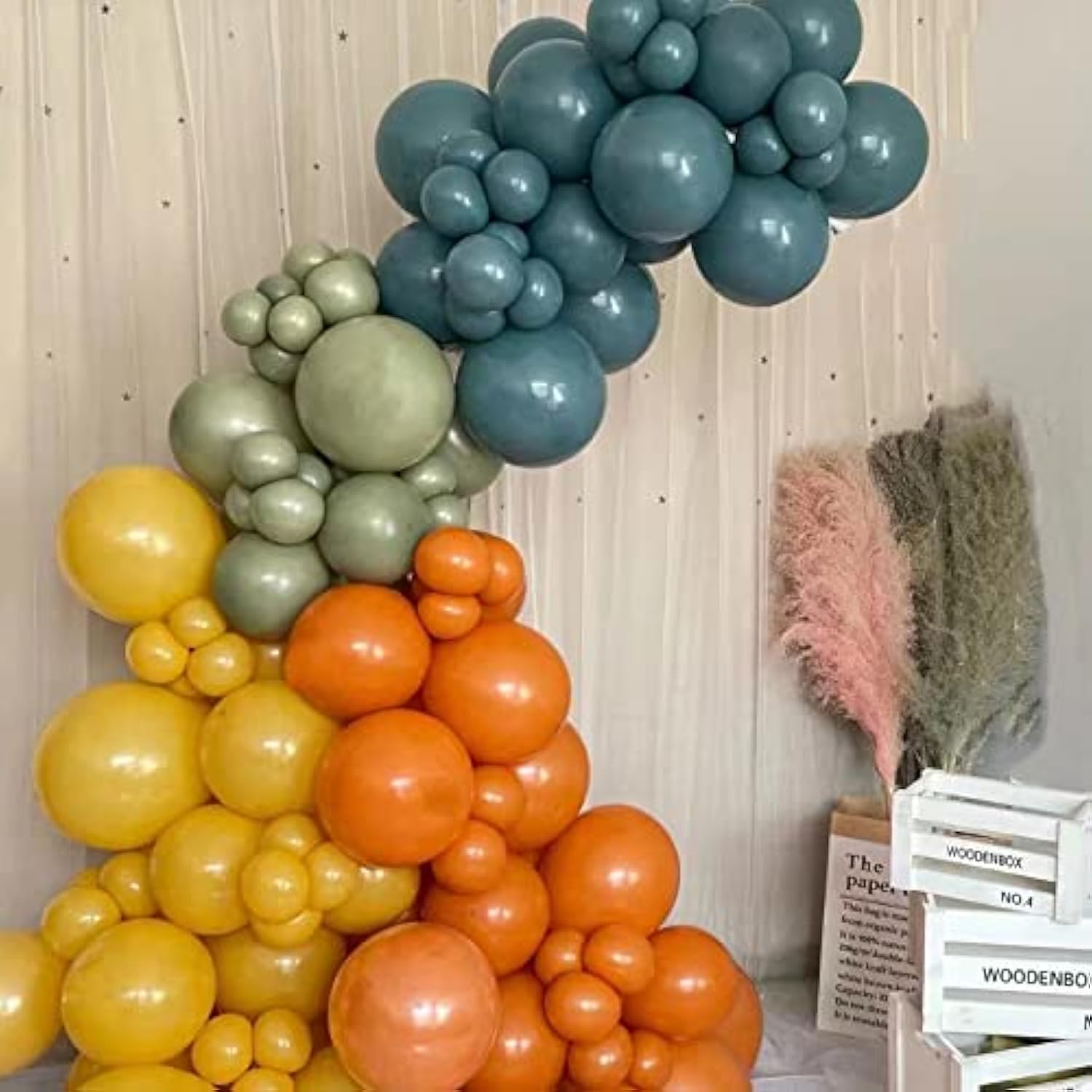 50PCS 12" Burnt Orange Balloons – Birthday, Baby Shower, Jungle & Safari Party Decor