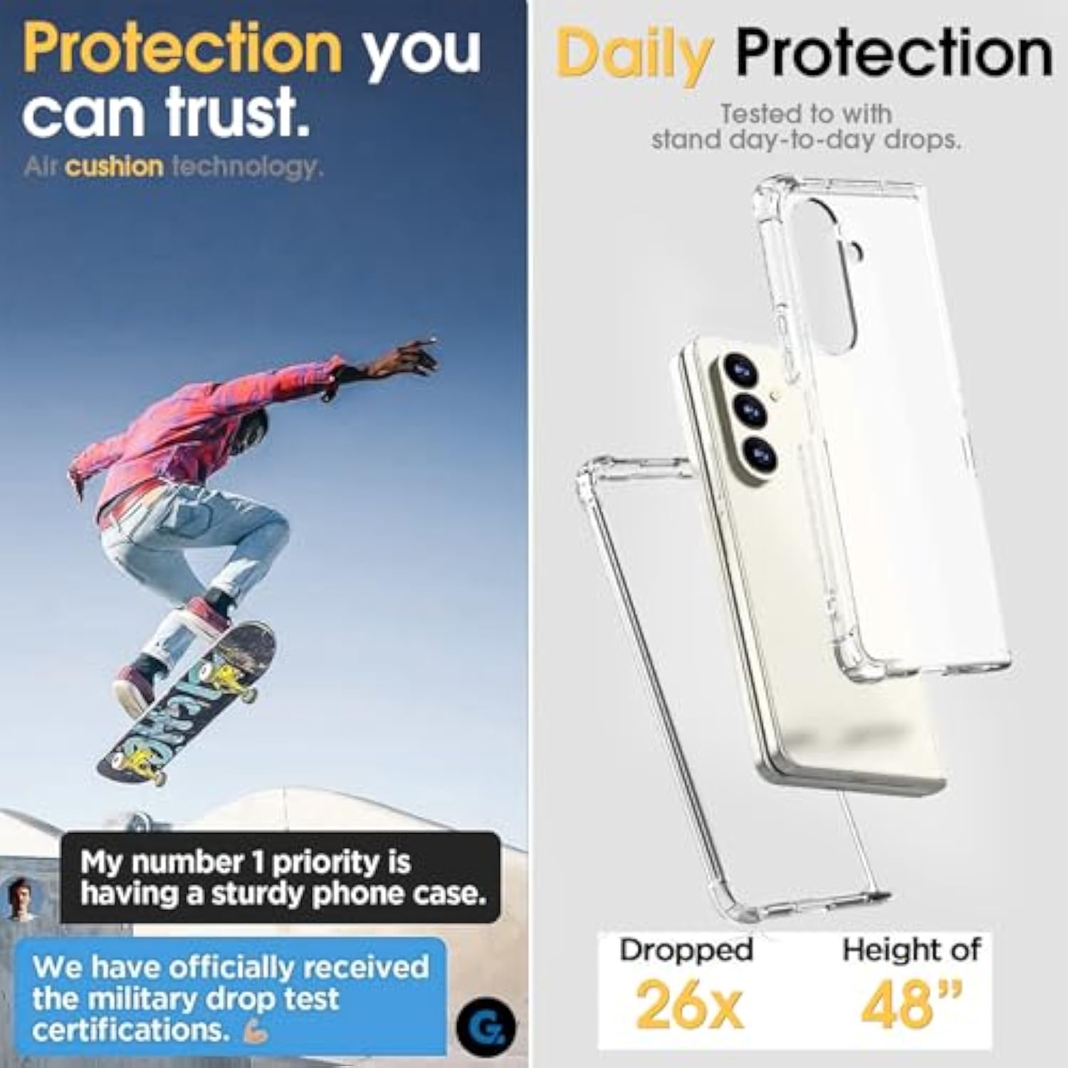 Z Fold 7 Clear Case For Samsung Galaxy Z Fold7 5G Case Slim Silicone Cases, Transparent, Hinge, Protect Corners Scratch-Resistant Shockproof Protective Cover, Fit Perfectly For Samsung Z Fold 7 5G