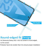 3 Pack Designed For Samsung Galaxy A52, A52 5G, A52S 5G Screen Protector Tempered Glass, Case Friendly Anti Scratch Bubble Free Ultra Resistant