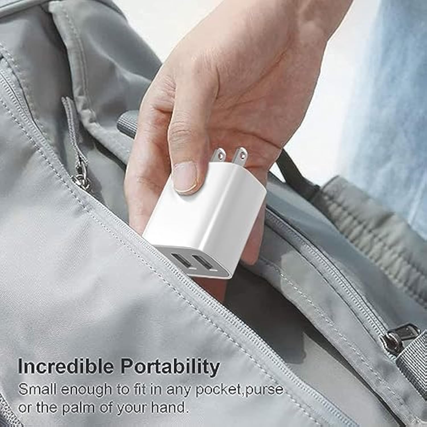 3-Port Usb Wall Charger, 3 Pack Compatible With Iphone 14/13/12/11 Pro Max, Mini, Se, Xr, Xs Max, Xs, X, 8 Plus, Ipad Pro, Air, Mini, Samsung Galaxy S5 S6 S7 Edge, Lg, Android And More