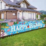 XL Pool Party Birthday Banner 118×20 — Fun Pool-Themed Birthday Decor