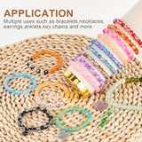 1200PCS 6mm Glass Beads Kit, 24 Colors for Jewelry Making & DIY Crafts