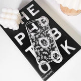 Compatible For Iphone 13 Pro Max Case Cute Flower Floral Clear For Women Girl Ultra Slim Crystal Shockproof Soft Tpu Anti-Yellow Protective Phone Cover - White