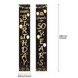 2 Pieces 50Th Birthday Party Decorations Cheers To 50 Years Banner 50T