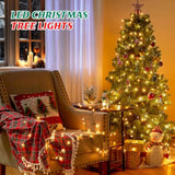Led Christmas Lights For Indoor,39 Ft 100 Led Christmas Tree Lights With Remote, Usb Plug, Adapter, Warm White Mini Stri