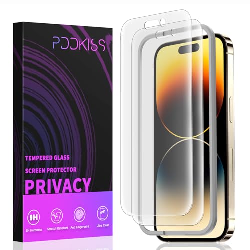 2 Pack Screen Protector for iPhone 14 Pro Max (2022) 6.7 inch Shatterproof Tempered Glass