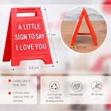 Mini Sign Valentine'S Decoration Anniversary Present - Romantic I Love You Sign - Fun Boyfriend - Cute Birthday, Christmas, Wedding Gift For Girlfriend, Wife, Fiancee