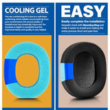 Ath M70X Ear Pads - Replacement Ear Cushion Compatible With Ath-M70X Headphones I Thicker Memory Foam (Cooling Gel Fabric)