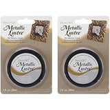 DecoArt Metallic Lustre Wax, 1-Ounce, Silver Spark (2 Pack)