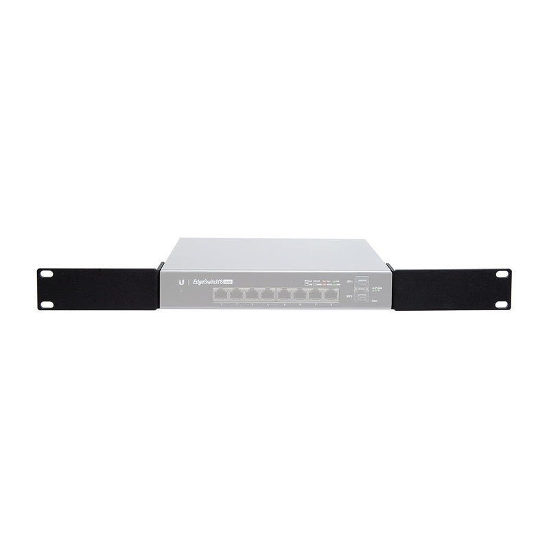 Black Rack Mount Adapter Bracket Ear Kit For Ubiquiti Edgeswitch Es-8-150W Swi