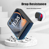 Motorola Razr 2026/2025 Slim Thin Shockproof Protective Bumper Cover with Screen Protector, Orange