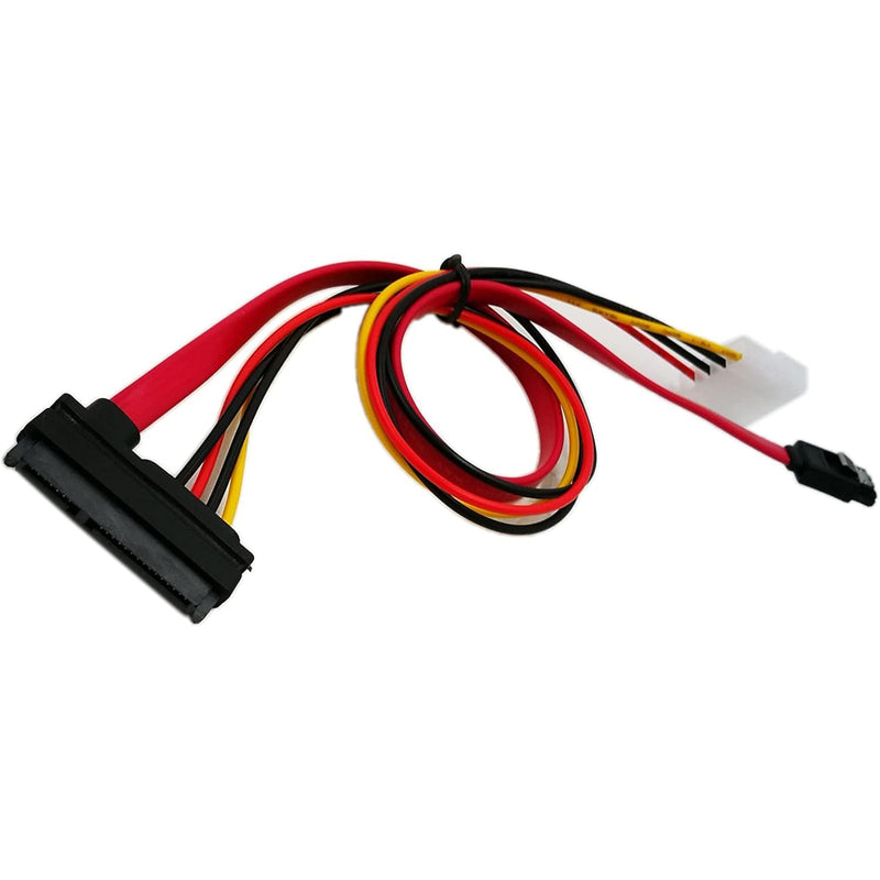 15-Inch Sata Serial Ata Data And Power Combo Cable(Sata22Pin To Data+Power)