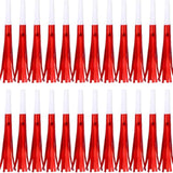 24 Pcs Red Metallic Fringed Noise Makers Party Favors