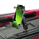 RAM Mounts RAP-HOL-UN7B-201U X-Grip Phone Holder with Composite Double Socket Arm(Medium) Compatible with RAM B Size 1" Ball Components
