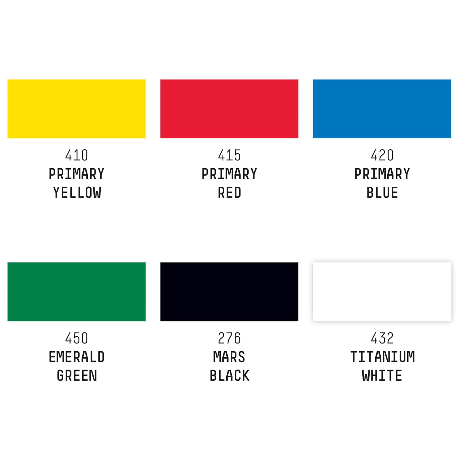Liquitex Professional Acrylic Gouache Paint, 6 x 22ml (0.74-oz), Primaries Set