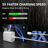 Iphone 16 Pro Max Charger Fast Charging, 10 Ft Long Usb C Phone Charging Cable Cord With Pd Fast 20W Iphone 16 Wall Charger Block For Iphone 16/16 Pro Max/16 Plus/15/15 Plus/15 Pro Max,Ipad Pro/Air