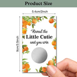 50 Pack Reveal The Little Cutie Theme Scratch Off, Neutral Boy Or Girl Event Theme Raffle Tickets, Birthday Party Game, Gender Reveal Activity, Little Cutie Scratch Off