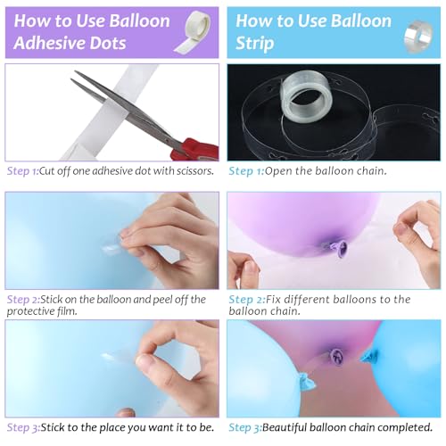 Snow Balloon Garland Arch Kit Winter Wonderland Princess Party Decorations
