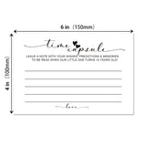 50 Funny Baby Time Capsule Cards For 1St Birthday Or Baby Shower Game Activity, Advice And Wishes Cards, And Anniversary Cards For Baby Shower Party Supplies.4 X 6 Inch