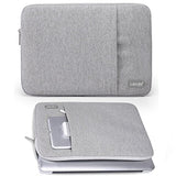 15.6 Inch Laptop Sleeve Case For 15.6" Acer Aspire 5, E 15, Flagship/Asus Vivobook 15 Tuf Fx505 / Dell Inspiron 15 / Ideapad/Hp Pavilion, Elitebook Water Repellent Notebook Bag, Gray