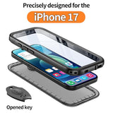 Top Waterproof Case For Iphone 17 - Military Heavy Duty 360 Shockproof Full Body With Screen Camera Protector Double Ip68 Water Dust Drop Proof Hard Rugged Tough Bumper Front Back Slim Cover