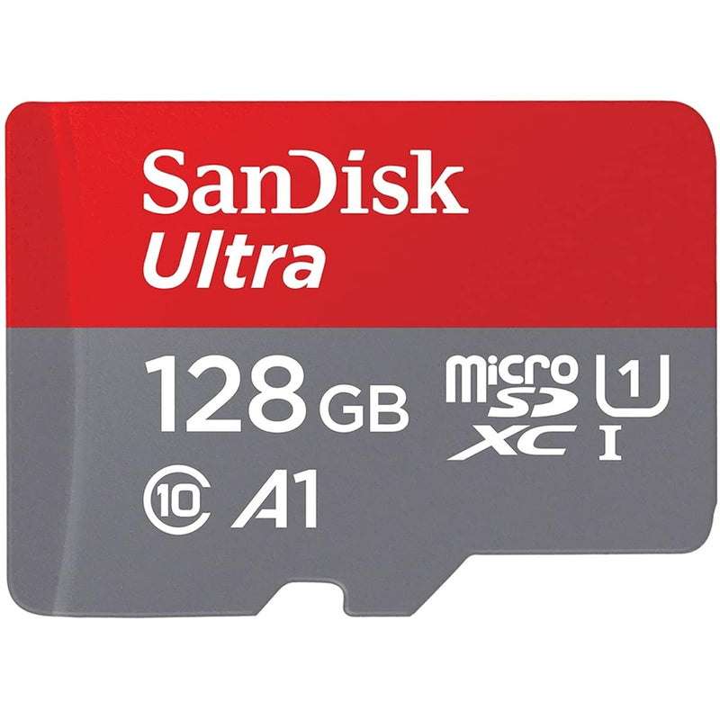 128GB Ultra microSDXC UHS-I Memory Card, 120MB/s, C10, U1, A1, Adapter