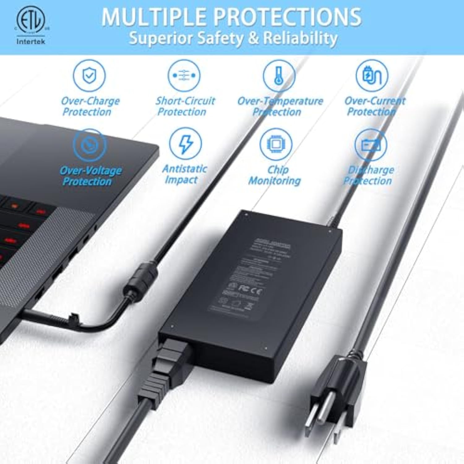 For Hp 120W Power Adapter, Hp Laptop Charger Fits For Hp Envy Dv4 5300 Dv6 730