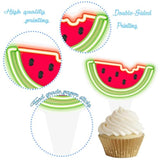 Neon Pool Party Cupcake Toppers Beach Sun Umbrella Birthday Cake Decorations 48Pcs Beach Pool Cupcake Picks Hawaiian Party Decor For Baby Shower Hawaii Theme Tropical Luau Birthday Party Supplies