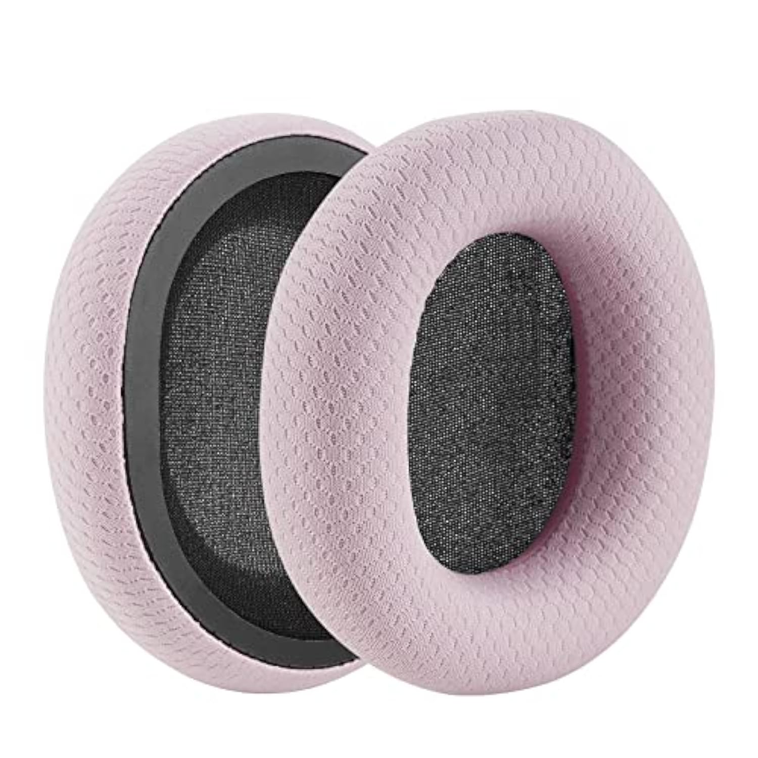 Geekria NOVA Mesh Fabric Replacement Ear Pads for Microsoft Xbox Wireless, Stereo 20th Anniversary Special Edition Headphones Ear Cushions, Repair Parts (Pink)
