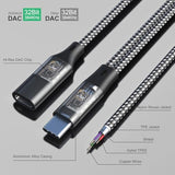 Dual Usb-C Headphone And Charger Adapter - 1 In 2 Out Usb C Splitter With 60W Fast Charging And Audio Adapter For Iphone 16 15 Ipad Huawei Galaxy Pc, Type-C To Headphone Splitter For Call & Music