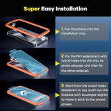 4-Pack For Samsung Galaxy S25 Plus/S24 Plus Screen Protector Film [Not Glass] Bubble Free Galaxy S25 Plus/S24 Plus 5G Hybrid Film [Fingerprint Compatible][7H Hybrid]