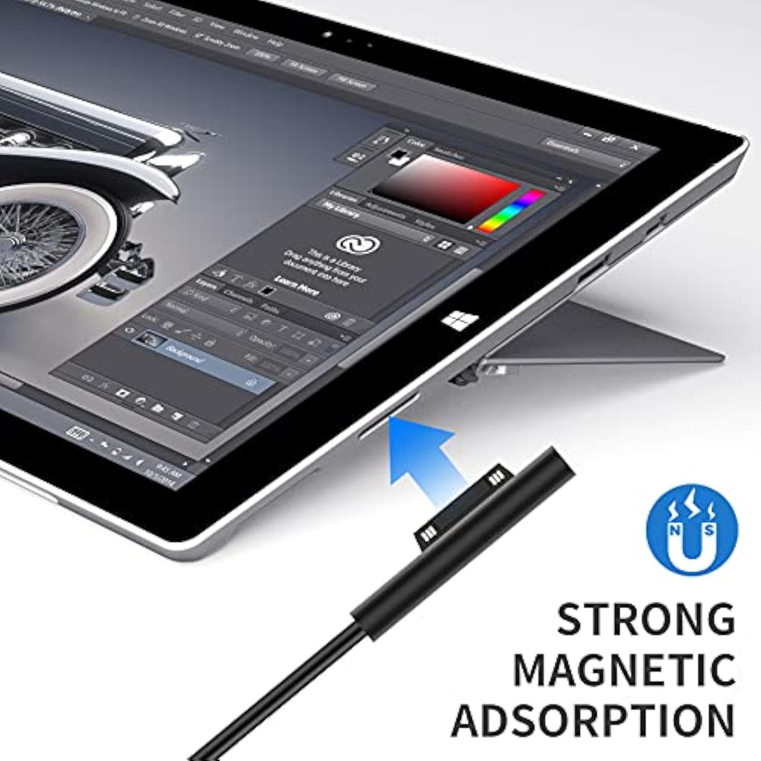 Type-C Female To Microsoft Surface Magnetic Pd 45W 15V/3A Fast Charging Cable