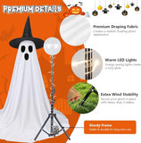 Halloween Ghost Decorations, 2 Pack 5FT Lighted Ghosts with Remote