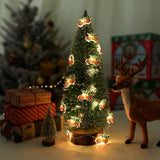 2 Pack Battery Operated Christmas Lights For Tree Decorations?7Ft 20 Leds Farmhouse Truck String Lights For Indoor Chris