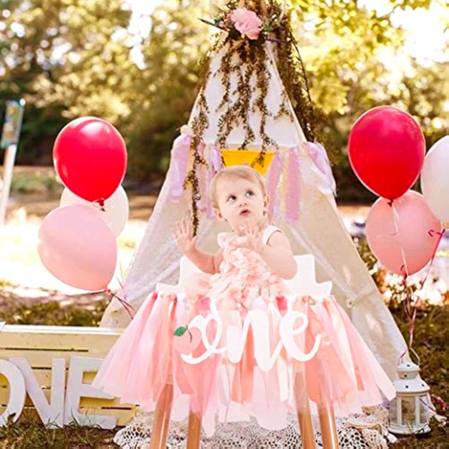 Peach Theme First Birthday Banner - Sweet Peach Tutu, One Sweet Birthday Decorations, Crush Cake Photo Props