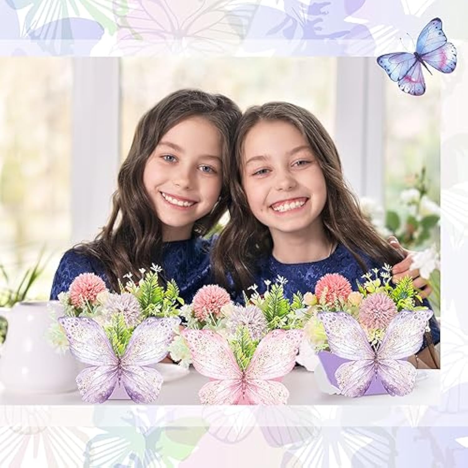 12 Pcs Butterfly Centerpieces Baby Shower Butterfly Party Decorations