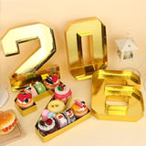 2026 Fillable Number Charcuterie Boards, New Year’s Eve Party Food Trays