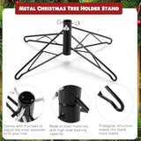Christmas Tree Stands Metal Folding Artificial Christmas Tree Legs Replacement Holder Base For Xmas Winter Holiday New Year Decorations (Dark Green, 18 Inch)