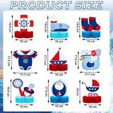 9 Pcs Nautical Baby Shower Decorations Nautical Baby Boy Honeycomb Cen