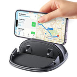 Car Phone Holder, Dashboard Phone Holder For Car Anti-Slip Silicone Car Pad Phone Mount, Hands Free Phone Stand Compatible With Iphone, Samsung, Android Smartphones, Gps Navigation Devices