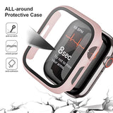5 Pack Hard Pc Case With Tempered Glass Screen Protector For Watch 40Mm Se(2023) (2Nd Gen) Series 6 5 4 Se, Scratch Resistant Bumper Protective Cover For Iwatch 40Mm Accessories