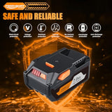 R840087 7.0Ah Replacement For Ridgid 18V Lithium Battery R840087 R840083 R840086 R840085 R840084 Ac840085 Ac840086 Ac840087P Ac840089 Power Tool Battery 2 Packs