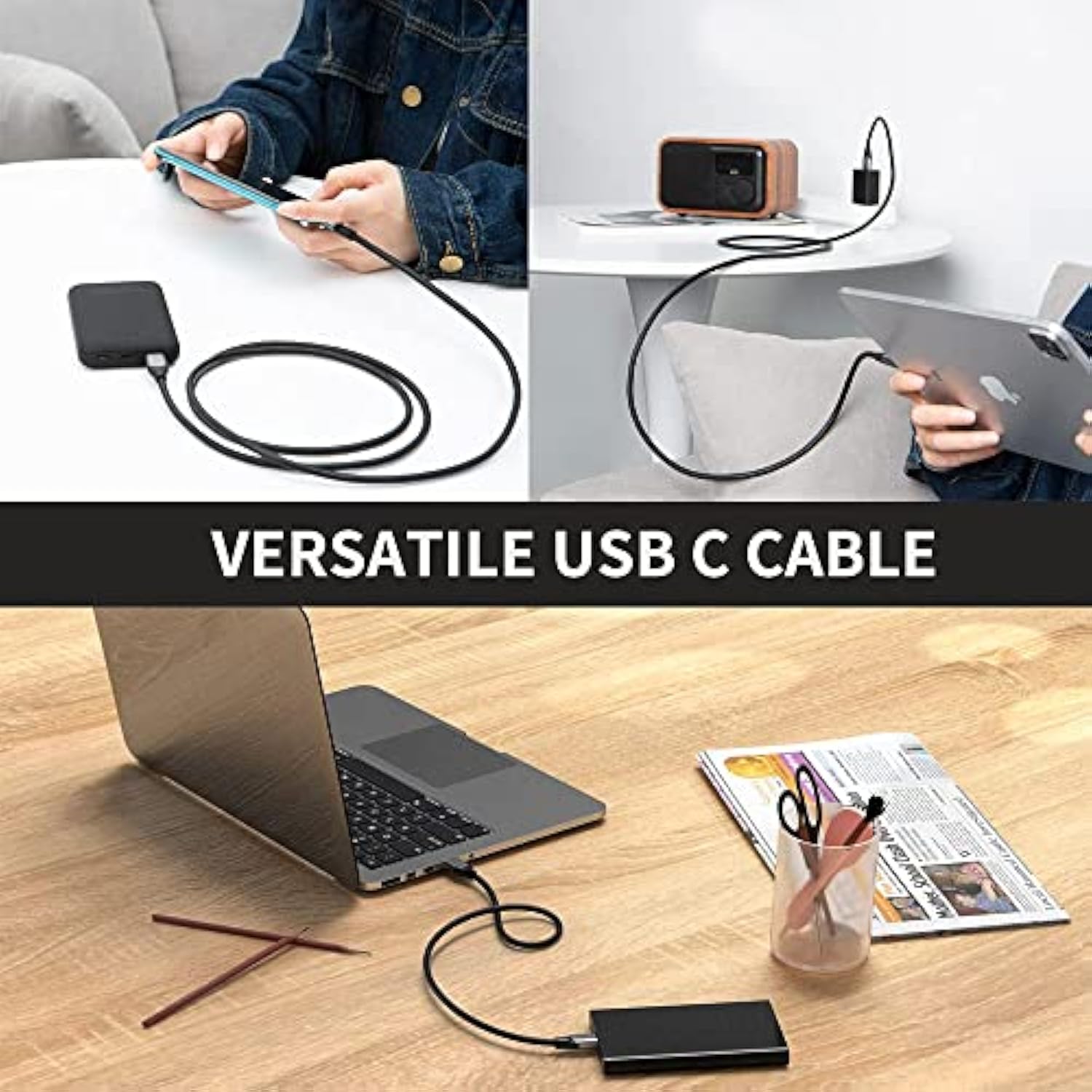 CableCreation USB C to USB A Cable 5FT, USB C to USB 3.1 USB 3.2 Gen2 10Gbps U