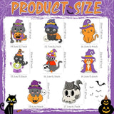 Halloween Party Decorations Little Cats "Happy Meow-Loween" Banner & Hanging Swirls